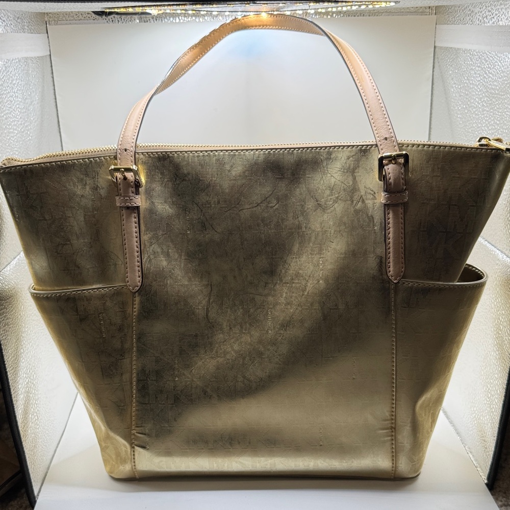 Michael Kors Shimmering Gold Tote